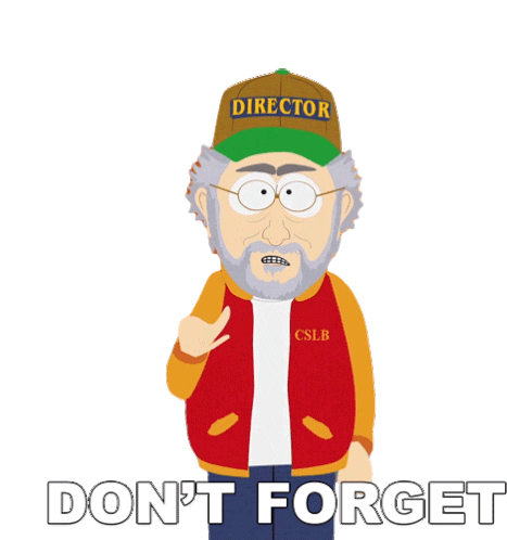 Dont Forget Steven Spielberg Sticker - Dont Forget Steven Spielberg South Park Stickers
