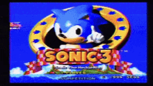 sonic3 sonic glitch title screen