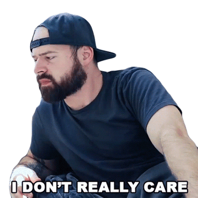 I Dont Really Care Jared Dines Sticker - I Dont Really Care Jared Dines Idc Stickers