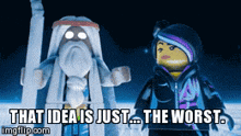 That Idea Is The Worst The Worst Idea GIF - That Idea Is The Worst The Worst Idea Lego GIFs