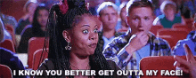 Get Outta My Face! GIF - Get Outta My Face Scary Movie Reginahall GIFs