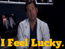 Greys Anatomy Derek Shepherd GIF - Greys Anatomy Derek Shepherd I Feel Lucky GIFs
