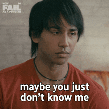 Maybe You Just Don'T Know Me Vivek GIF - Maybe You Just Don'T Know Me Vivek How To Fail As A Popstar GIFs