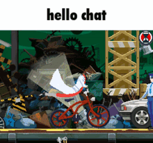 Cabanela Ghost Trick GIF - Cabanela Ghost Trick Hello Chat GIFs