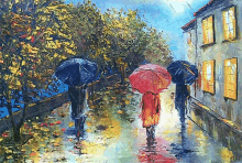 raining painting