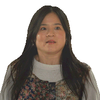 a woman with long hair is wearing a floral dress and a white shirt
