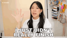 I Just Didnt Really Finish Withwendy GIF - I Just Didnt Really Finish Withwendy I Didnt Manage To Do It GIFs