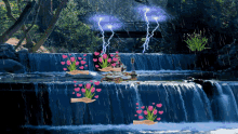 Nature Waterfall GIF - Nature Waterfall Water GIFs