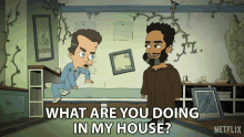 What Are You Doing In My House Nick Starr GIF