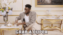 Grab A Cuppa Cup Of Tea GIF