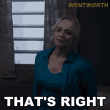 Thats Right Marie Winter GIF - Thats Right Marie Winter Wentworth GIFs