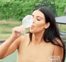 Staying Hydrated GIF - Kuwtk Keeping Up With The Kardashians Kim Kardashian GIFs