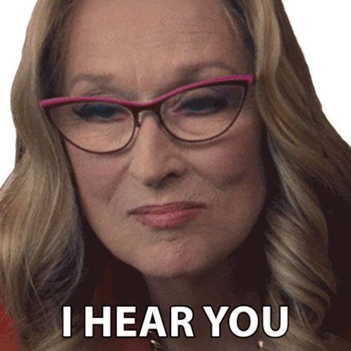 I Hear You President Orlean Sticker - I Hear You President Orlean Meryl Streep Stickers