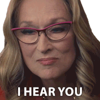 I Hear You President Orlean Sticker - I Hear You President Orlean Meryl Streep Stickers