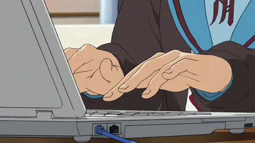 Anime Keyboard GIF - Anime Keyboard Typing Fast - Discover & Share GIFs