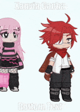 a picture of a girl and a boy with bottom text