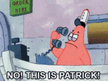 patrick spongebob yelling phone
