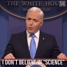 I Dont Believe In Science Beck Bennett GIF