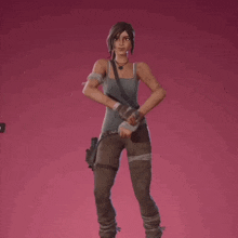 Lara Croft Tomb Raider GIF - Lara Croft Tomb Raider Fortnite GIFs