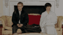 Just Two Blokes Giggling About Underpants, Nbd GIF - Drama Sherlock Bbc GIFs