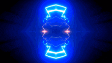 a blue background with a powerhouse official logo on it