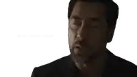 a close up of a man 's face with the words " i 'm sorry i 'm a joke " visible
