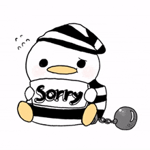 duck animal cute criminal apology
