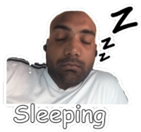 Sleeping Bedtime Sticker - Sleeping Sleep Bedtime Stickers
