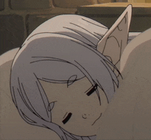 Anime Frieren GIF - Anime Frieren Sleepy GIFs
