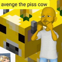 Piss Cow Moobloom GIF - Piss Cow Moobloom Minecraft GIFs