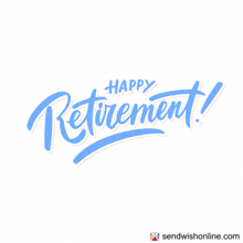 a purple sign that says happy retirement