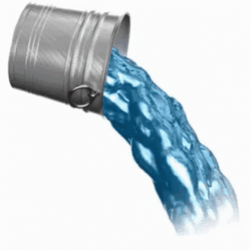 Water Bucket GIF - Water Bucket Flowing - Discover & Share GIFs