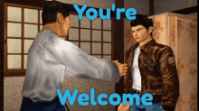 Shenmue Youre Welcome GIF - Shenmue Youre Welcome Welcome GIFs
