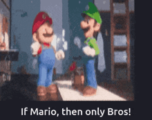 If Mario Then Only Bros GIF - If Mario Then Only Bros GIFs