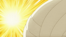 the sun shines brightly behind a volleyball