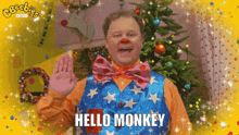 Hello Monkey Mr Tumble GIF - Hello Monkey Mr Tumble Tumble GIFs