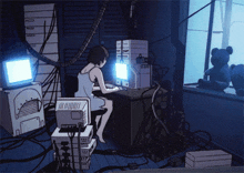 Lain Off GIF - Lain Off Getting Off GIFs