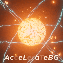 a picture of a sun with the words acceleratebg below it