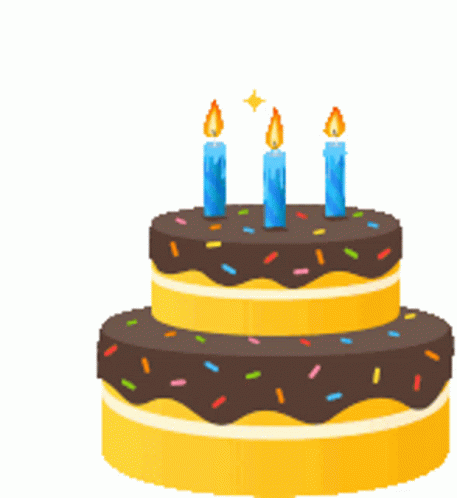 Happy Birthday Sticker - Happy Birthday Cake - Discover & Share GIFs