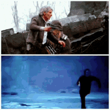 Star Wars Han Solo And Ben Solo GIF - Star Wars Han Solo And Ben Solo Like Father Like Son GIFs