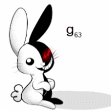 Cute Bunny GIF - Cute Bunny Evil Smile GIFs
