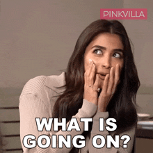 What Is Going On Pooja Hegde GIF - What Is Going On Pooja Hegde Pinkvilla GIFs