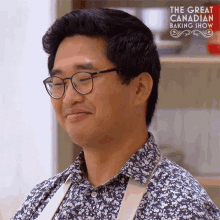 Smiling Stephen Nhan GIF - Smiling Stephen Nhan The Great Canadian Baking Show GIFs