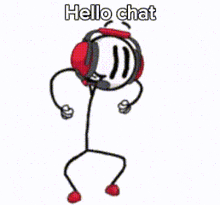 Charles Calvin Hello Chat GIF - Charles Calvin Hello Chat Distraction Dance GIFs