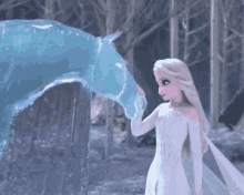 Elsa Horse GIF