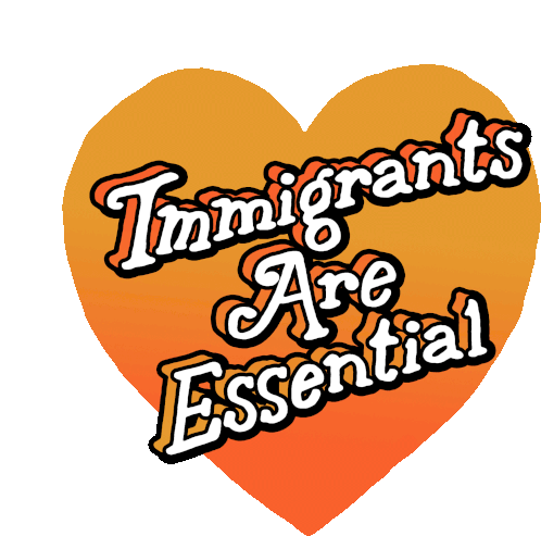 Immigrants Are Essential Essential Sticker - Immigrants Are Essential Essential Immigrant Stickers