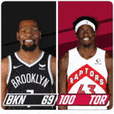 Brooklyn Nets (69) Vs. Toronto Raptors (100) Third-fourth Period Break GIF - Nba Basketball Nba 2021 GIFs