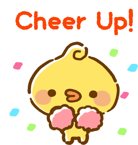 Cheer Up ぴよまる Sticker - Cheer Up ぴよまる Piyomaru Stickers