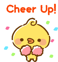 Cheer Up ぴよまる Sticker - Cheer Up ぴよまる Piyomaru Stickers