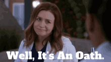 Greys Anatomy Amelia Shepherd GIF - Greys Anatomy Amelia Shepherd Well Its An Oath GIFs